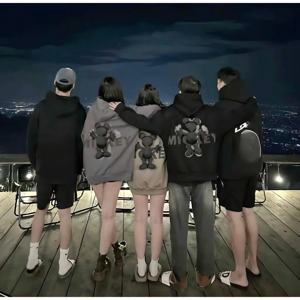 𝙏𝒉𝙖𝒐𝙫𝒊_𝑼𝙡𝒍𝙯𝒂𝙣𝒈// Áo Hoodie Đính Gấu, Áo Khoác Hoodie Gắn Gấu Sau Lưng Form Rộng Chất Nỉ Bông Trần Dày Dặn Cao Cấp