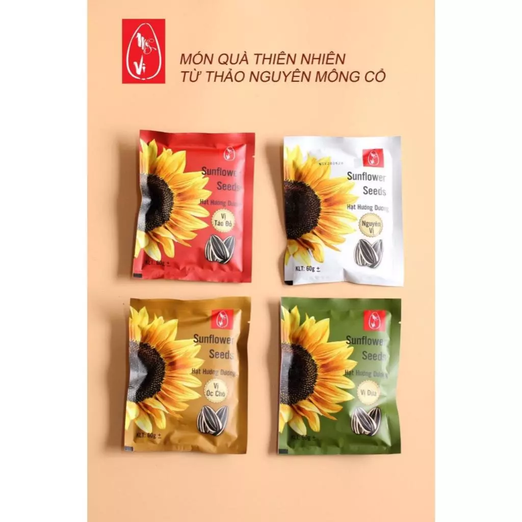[Giá sỉ] Bịch 30- gói hạt hướng dương Mỹ Vị,nguyên vị.vị dừa