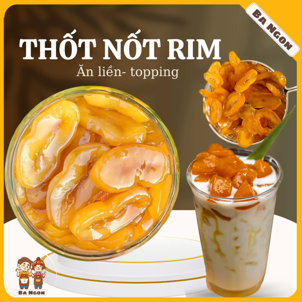 Thốt nốt rim ăn liền - đặc sản An Giang - topping siêu tiện lợi