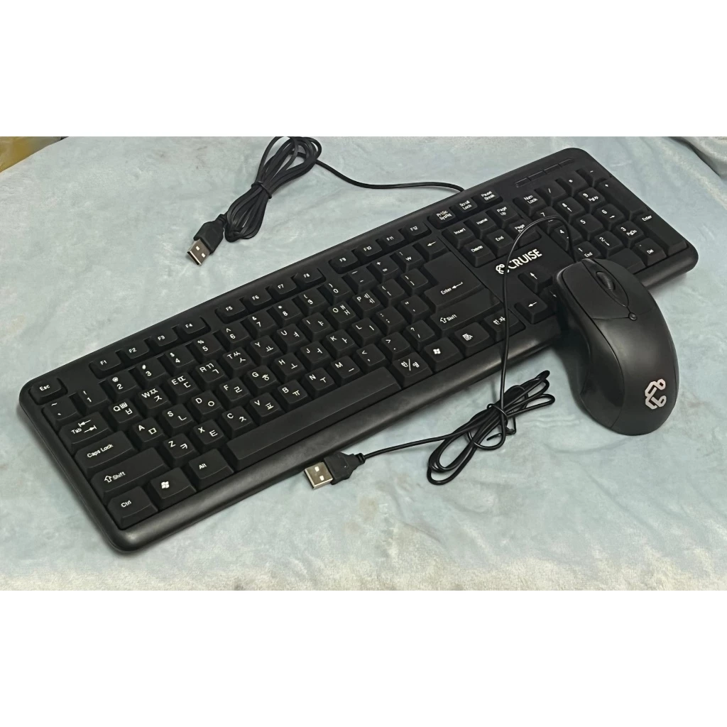 Bàn phím chuột AMK100 CRUISE kết nối dây cổng USB song ngữ Việt Hàn