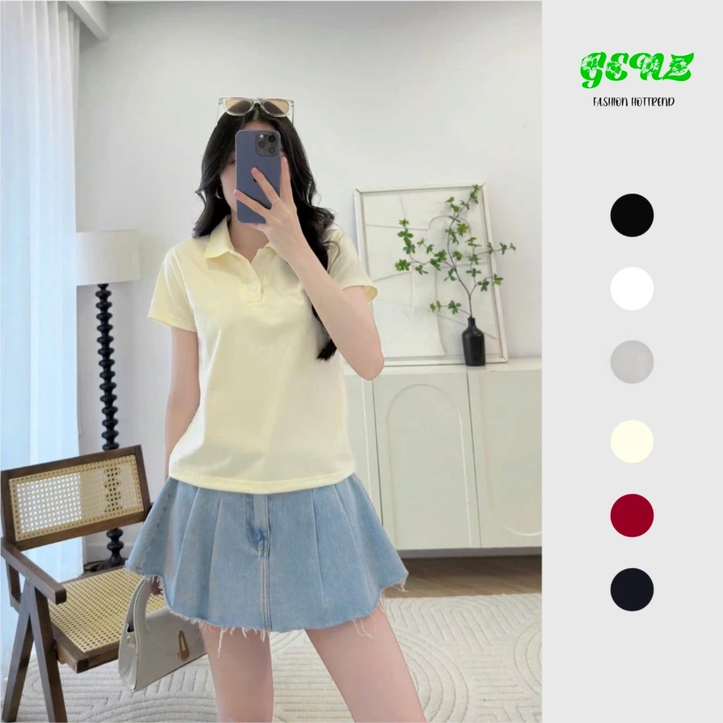 ÁO THUN POLO TRƠN  TRẺ TRUNG THANH LỊCH DỄ PHỐI ĐỒ 2027