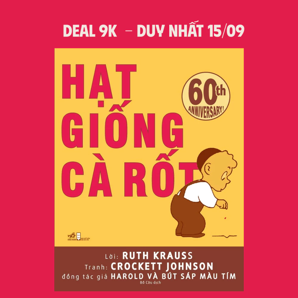 Sách Hạt Giống Cà Rốt ( Ruth Krauss) - Nhã Nam Hà Nội