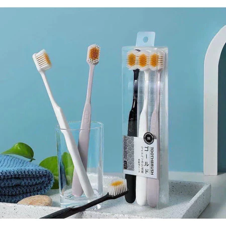 Set 3 bàn chải Toothbrush Luminalife siêu mềm Nhật Bản