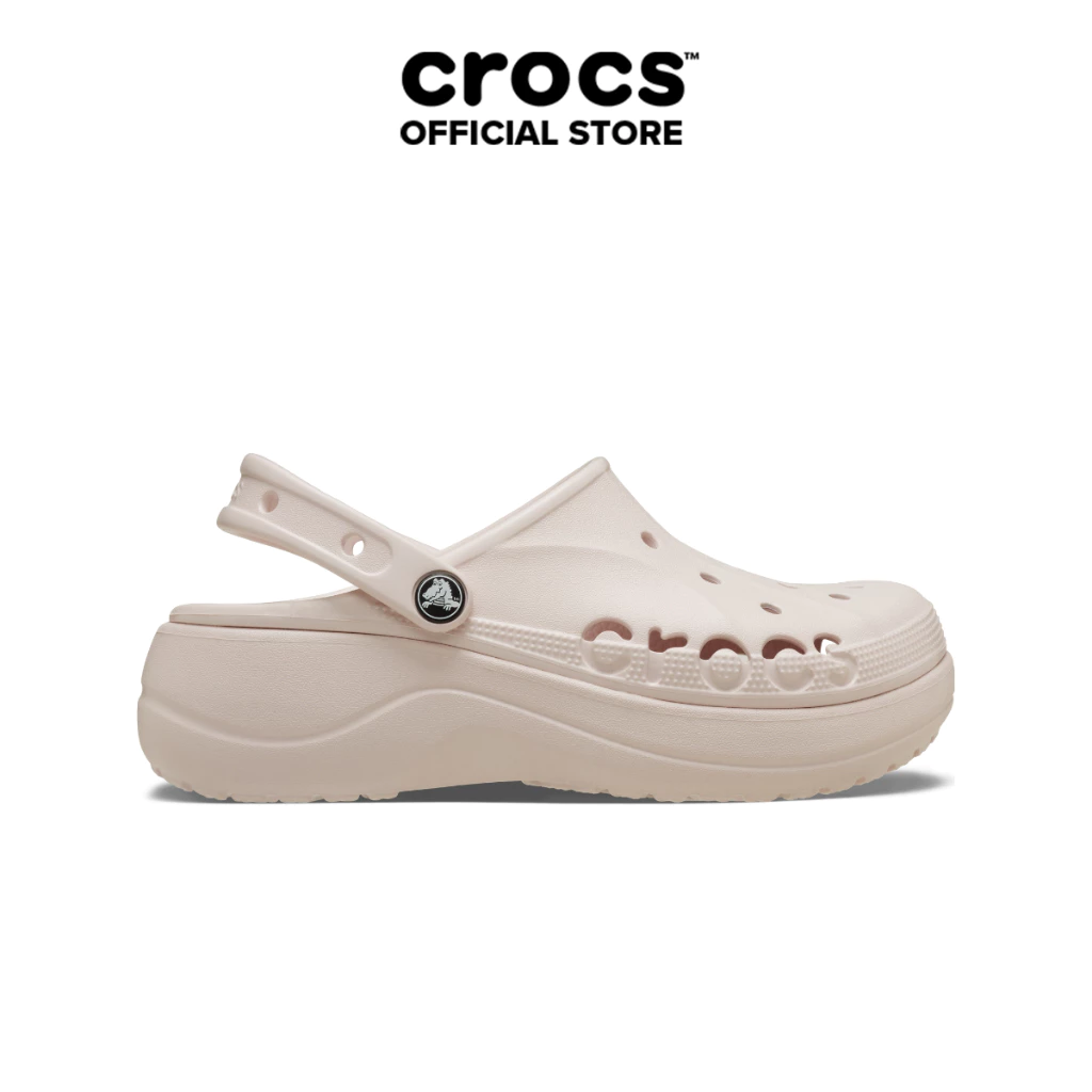 Giày Clog Nữ Crocs Baya Platform - Barely Pink