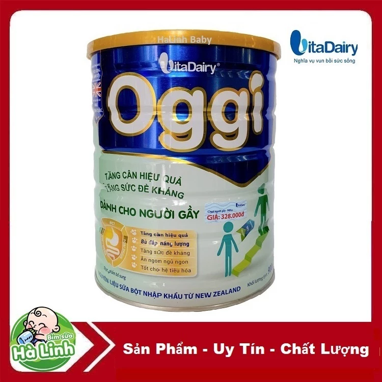 Sữa Oggi Dành cho người Gầy 900g [HSD 2028]