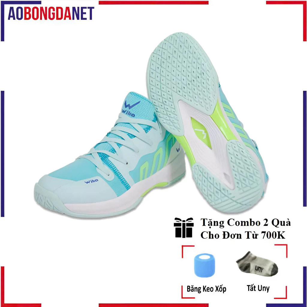 Giày Thể Thao Wika Loudy Chính Hãng, Giày Pickleball Giày Tennis Giày Cầu Lông Bám Sân Bền Đẹp
