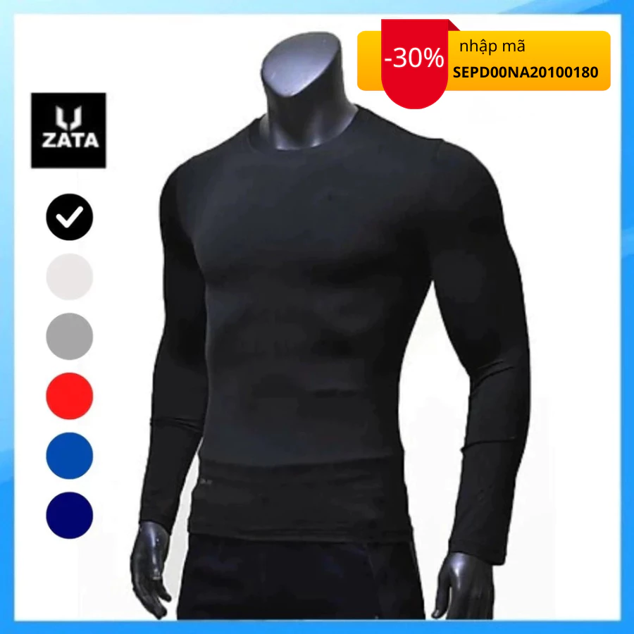 Áo Giữ Nhiệt Nam Áo Dài Tay Nam Body Bóng Đá Co Dãn 2 Chiều Zata Vn - ABD