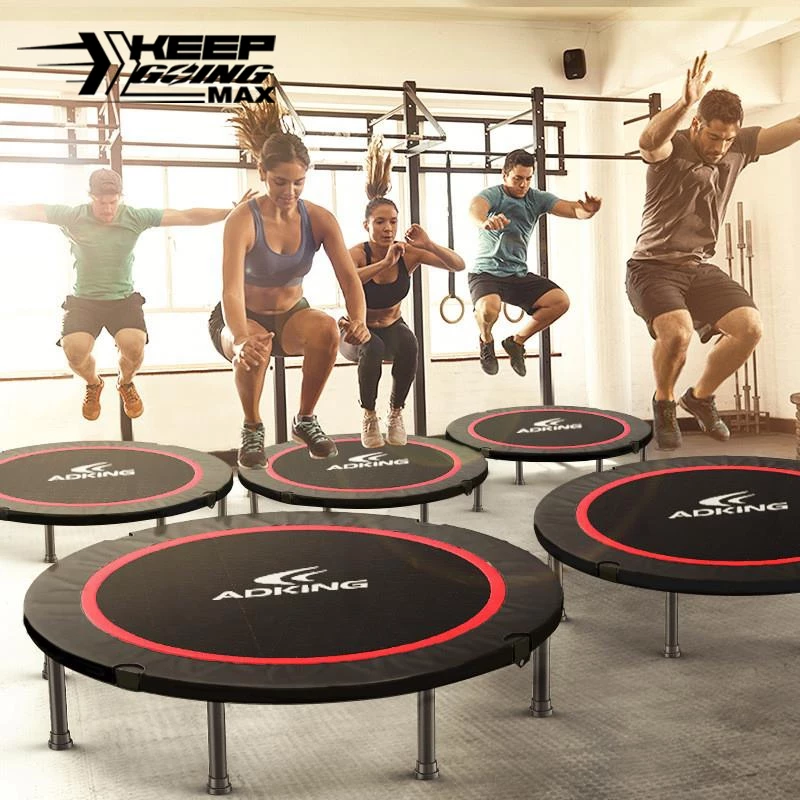 Keep Going Max Trampoline Tấm bạt lò xo Nhiều phong cách với Tay cầm có thể điều chỉnh sàn nhún
