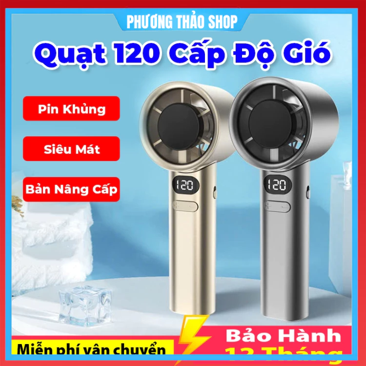 Quạt cầm tay M11 Quạt Turbo tốc độ cao Có thể sạc lại Con lăn UBS Không cần di động ngoài trời Gió mạnh Quạt cầm tay