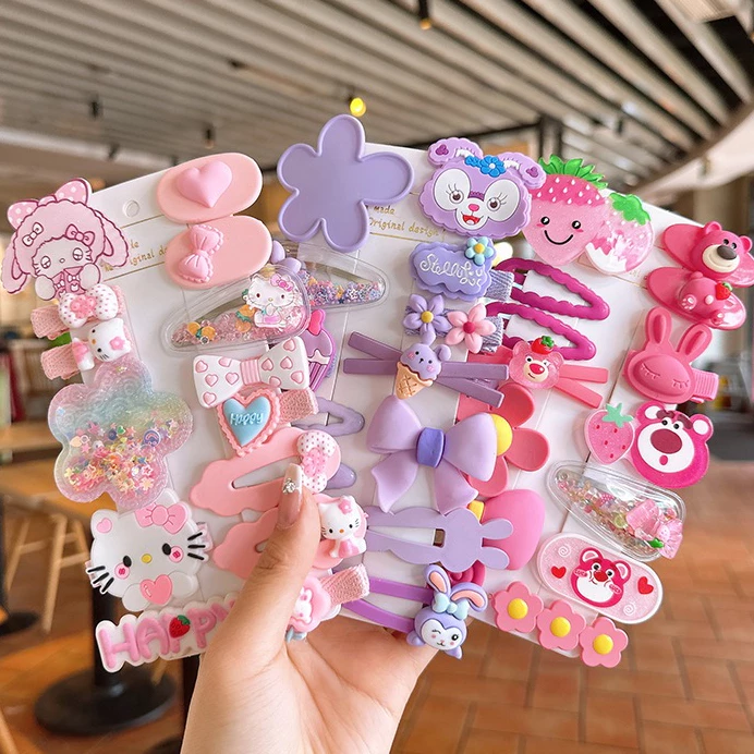 Set Kẹp Tóc Mái Cho Bé Gái, Kẹp Tóc Dễ Thương Cho Bé, Phụ Kiện Tóc
