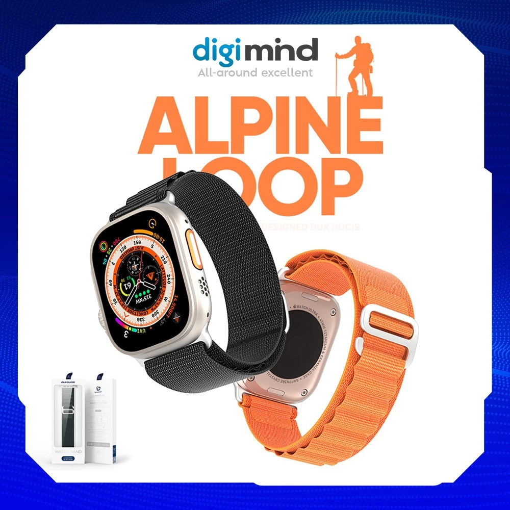 Dây Đeo Nylon Dệt Alpine Loop Dux Ducis Cho iWatch 38/40/41/42MM/49MM –  Dây Đeo Thể Thao, Nylon Dệt Cao Cấp, Thoáng Khí