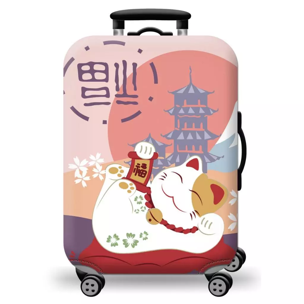 HELLO SHOP Vỏ bọc bảo vệ vali- du lịch chống bụi chống trầy xước Vải co giãn chất lượng cao