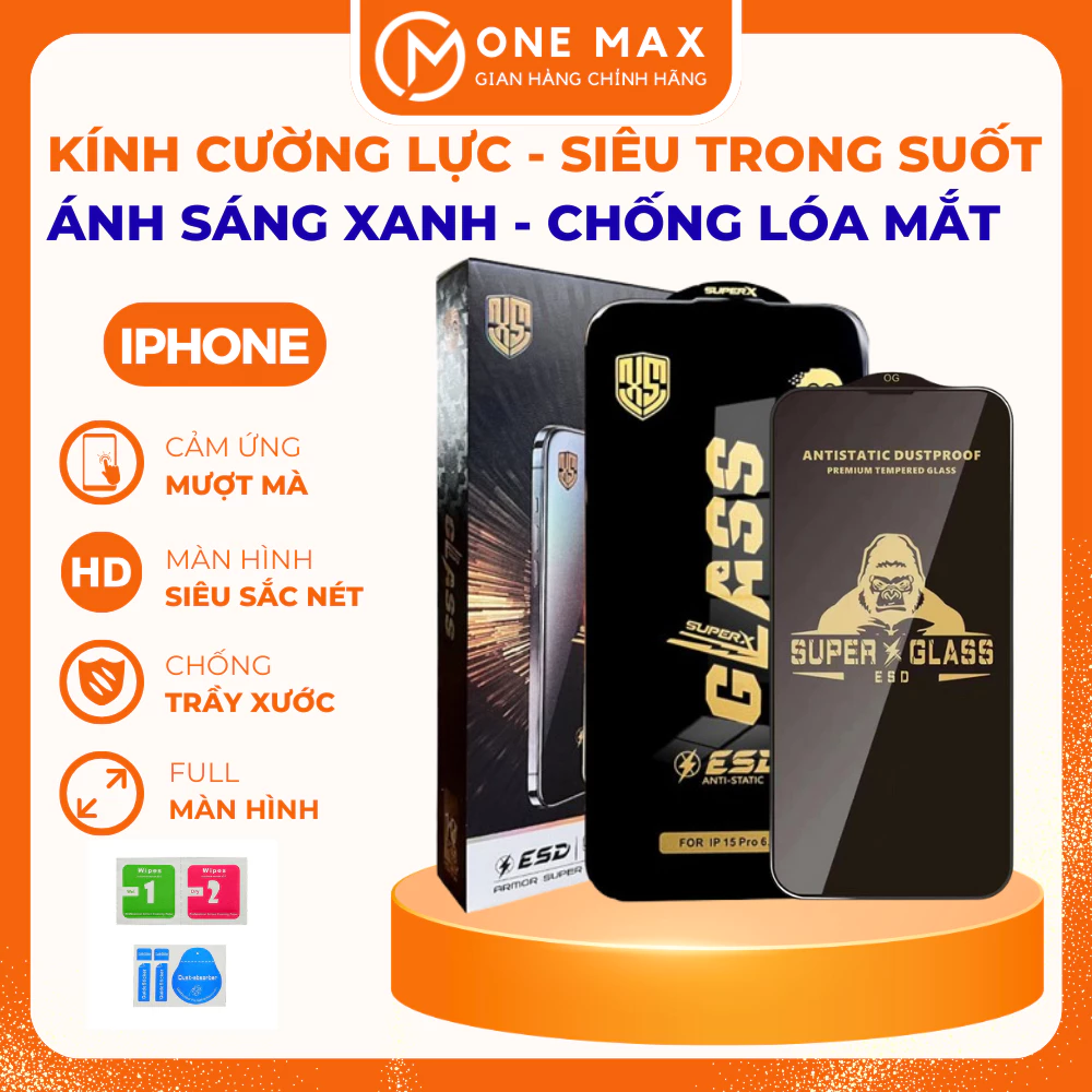 [COMBO TIẾT KIỆM] kính cường lực iphone full màn Super cho IP 17promax 16 15 14 13 12 11 xs pro plus max