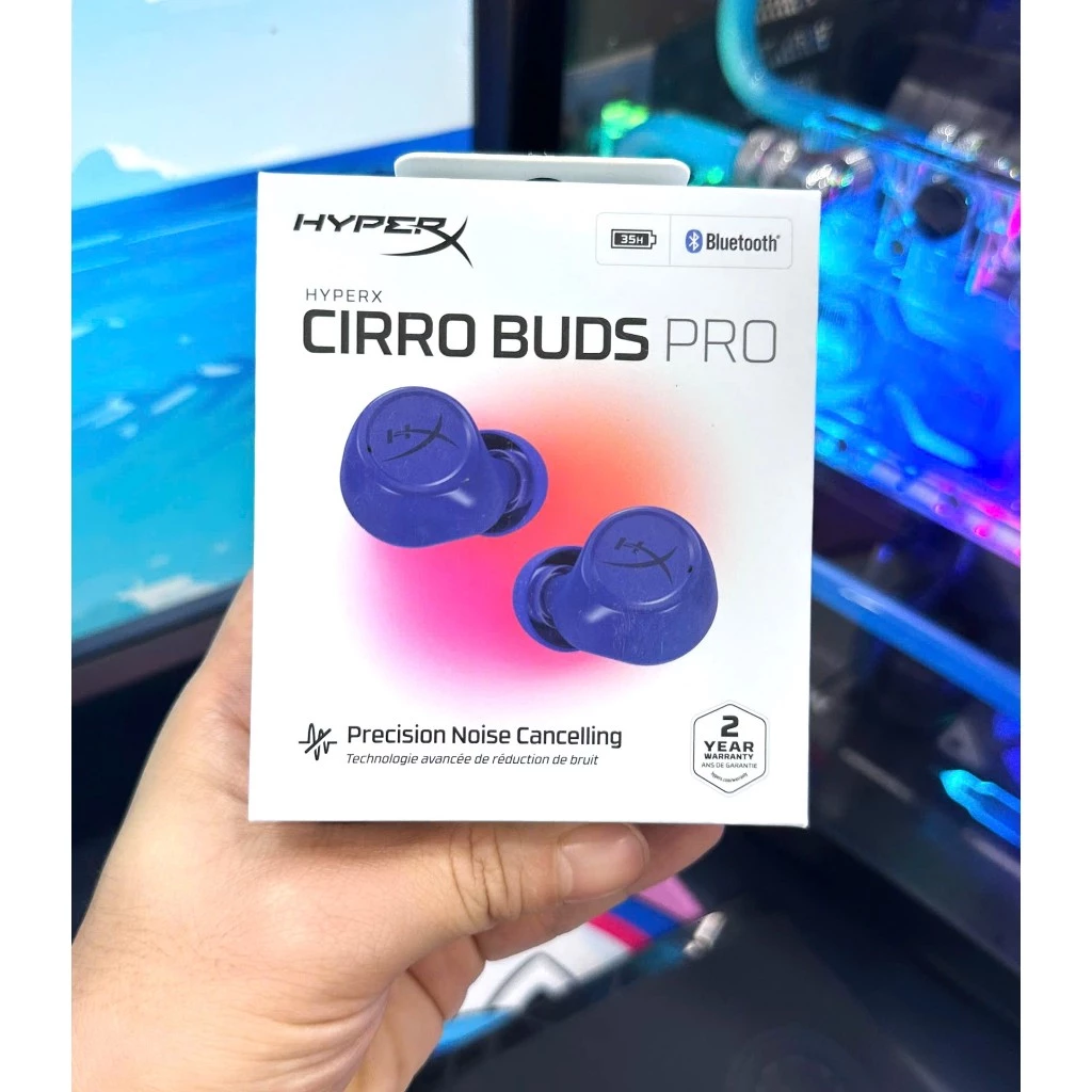 Tai nghe gaming HyperX Cirro Buds Pro ANC True Wireless ( Chống ồn chủ động ) BLUETOOTH 5.2  , new seal 100% , giá tốt