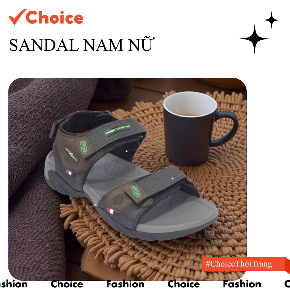 [Choice] Sandal Nam Nữ 3252_534_SIZE NHỠ Thiết Kế Năng Động Thoải Mái