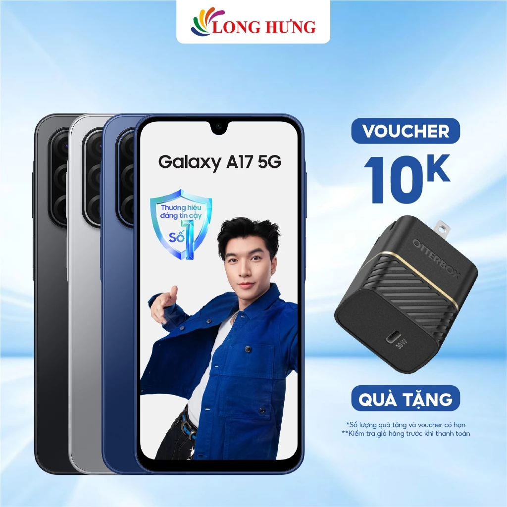 Điện thoại Samsung Galaxy A17 5G - Hàng chính hãng