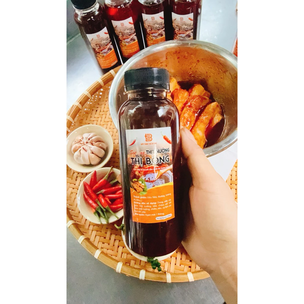 Sốt ướp thịt nướng Thị Bông ( 1 chai 330ml)