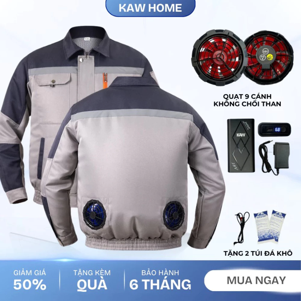 Review Áo Điều Hòa KAW – Làm Mát Cơ Thể, Quạt Gió 2 Chiều, Pin Sạc Dài Lâu, Chống Nắng Tốt: Có đáng mua trong 2026?