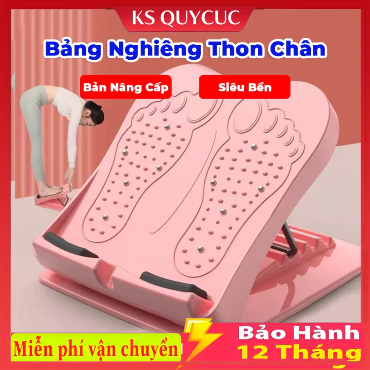 Bảng Nghiêng Tập Thon Chân, Bảng Nghiêng Tập Chân, Dụng Cụ Căng Bắp Chân Hỗ Trợ Massage Chân ,Kéo Giãn Cơ, Lưng Hàng dẹp