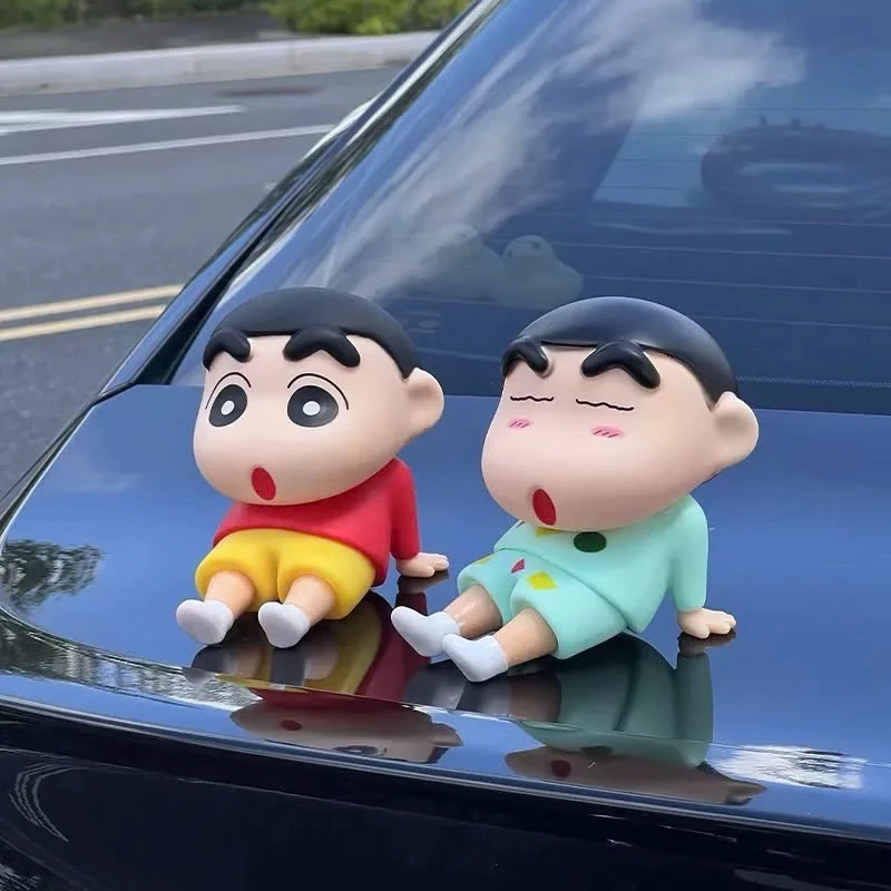 Tượng Mô Hình Shin-Chan, Cậu Bé Bút Chì Trang Trí Xe Hơi, Xe Máy, Bàn Làm Việc,... Decor Giải Trí Thư Giãn < Kèm Keo Dán