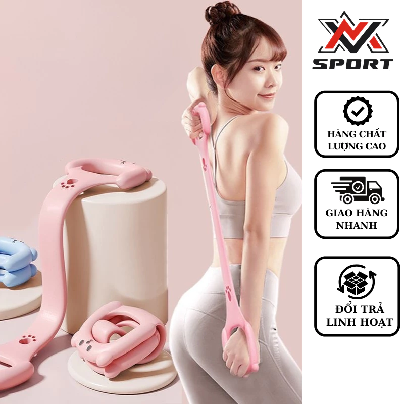 1 Miếng Dây Kháng Lực Cánh Tay Lưng Vai Tập Thể Dục Dây Đàn Hồi Yoga Kéo Dài Thể Dục hình cún [K143]