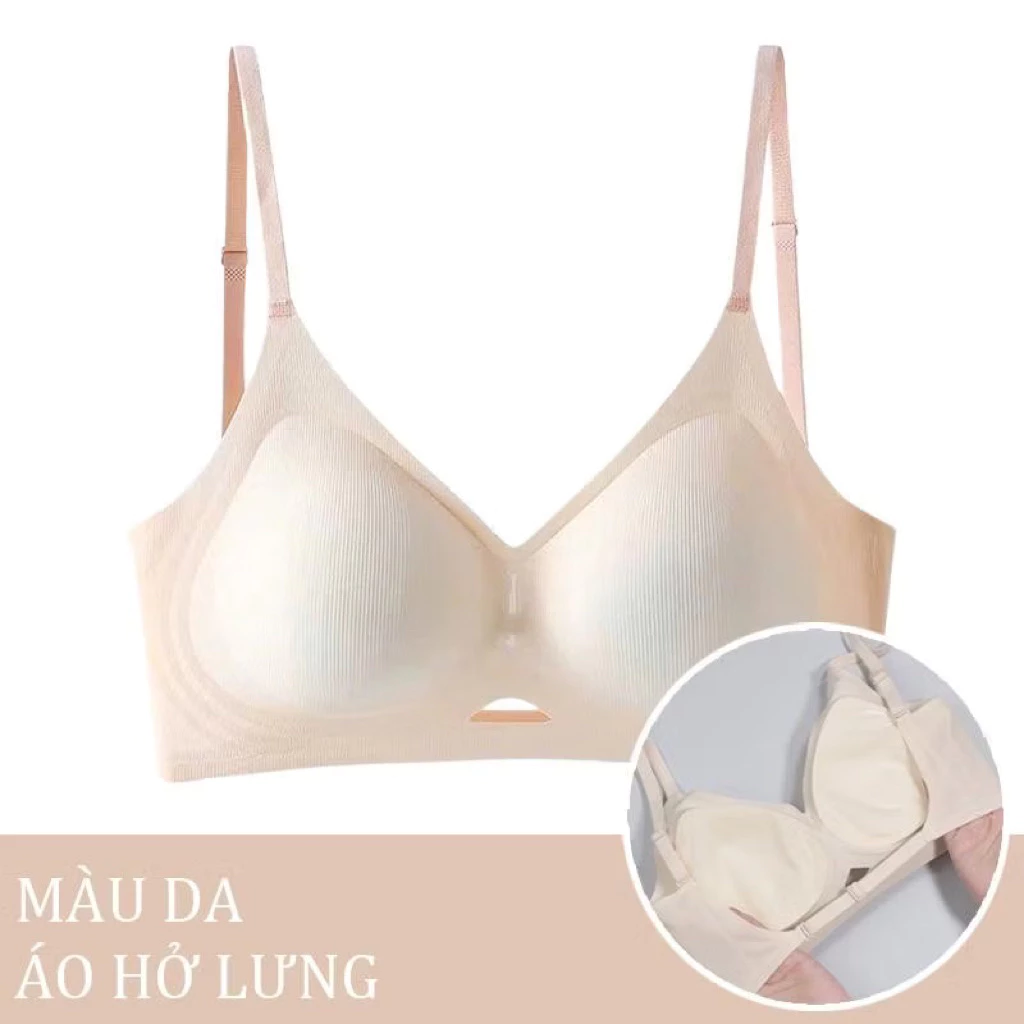 [EVA500][HÀNG ĐẸPQC] Áo Lót Nữ Áo Bra Nữ Su Đúc Mút Dày Siêu Thoáng Khí Nâng Ngực Không Gọng Gom Quả Bản Lưng Nhỏ