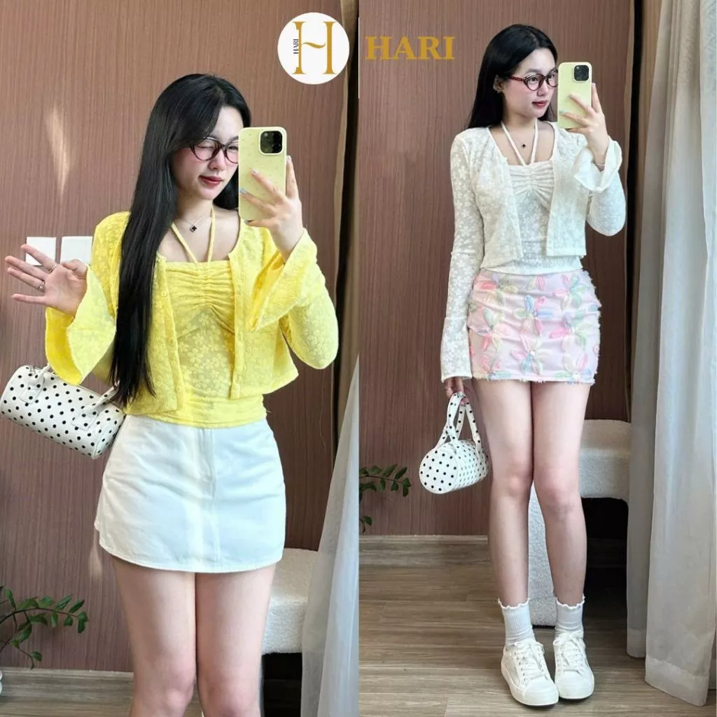 Áo Cardigan Hari Ren Mềm Nữ Khoác Nhẹ Ngoài 08 P0