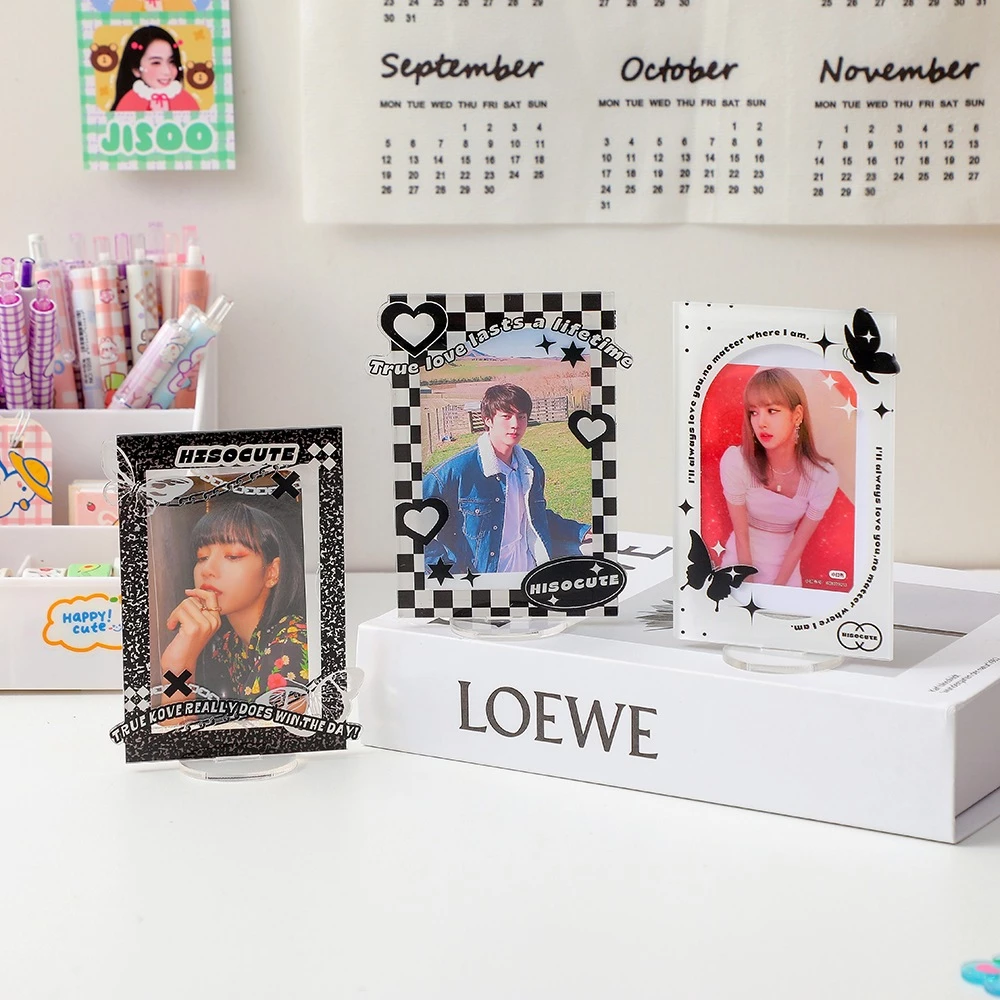 Standee card, Khung ảnh Polaroid đơn giản kiểu INS 3 inch, giá đỡ ảnh để bàn cá tính, huyền bí