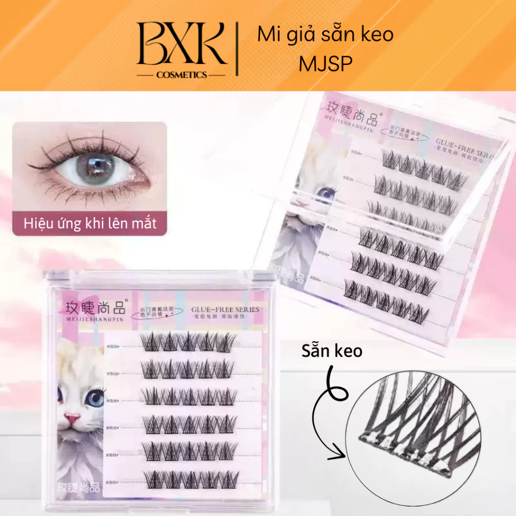 [SẴN KEO] Lông Mi Giả Tự Dính Không Cần Dùng Keo MJSP Meijieshangpin Có Thể Tái Sử Dụng Tiện Lợi