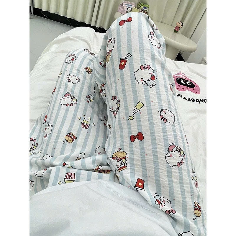 Quần Pijama Hello Kitty Đũi Xốp Dễ Thương