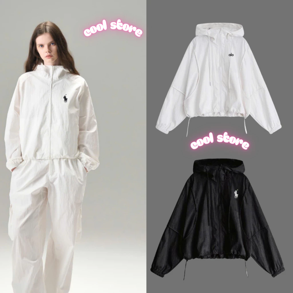 Áo khoác dù nhăn logo thêu chống nắng 2 lớp mỏng nhẹ thoáng khí basic , hàng chuẩn cao cấp , chuẩn fomr COOL STORE