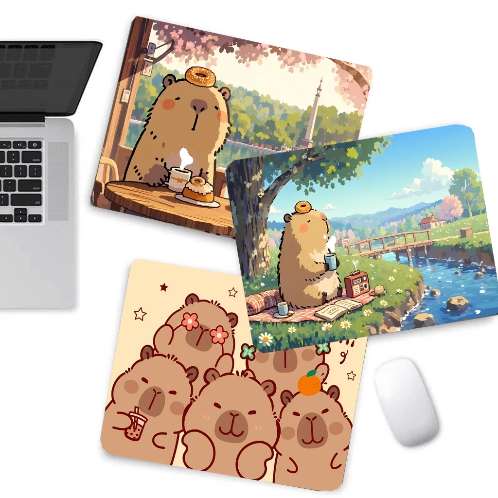 Lót chuột Mini Họa tiết Capybara siêu dễ thương -  Lót Chuột Văn Phòng, Gaming, Học Tập