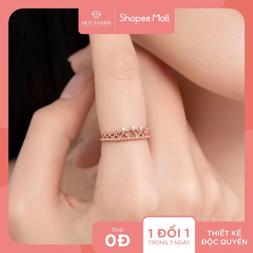SOOBIN'S QUEEN - Nhẫn Nữ Vàng Tây 10k NLF522 Huy Thanh Jewelry