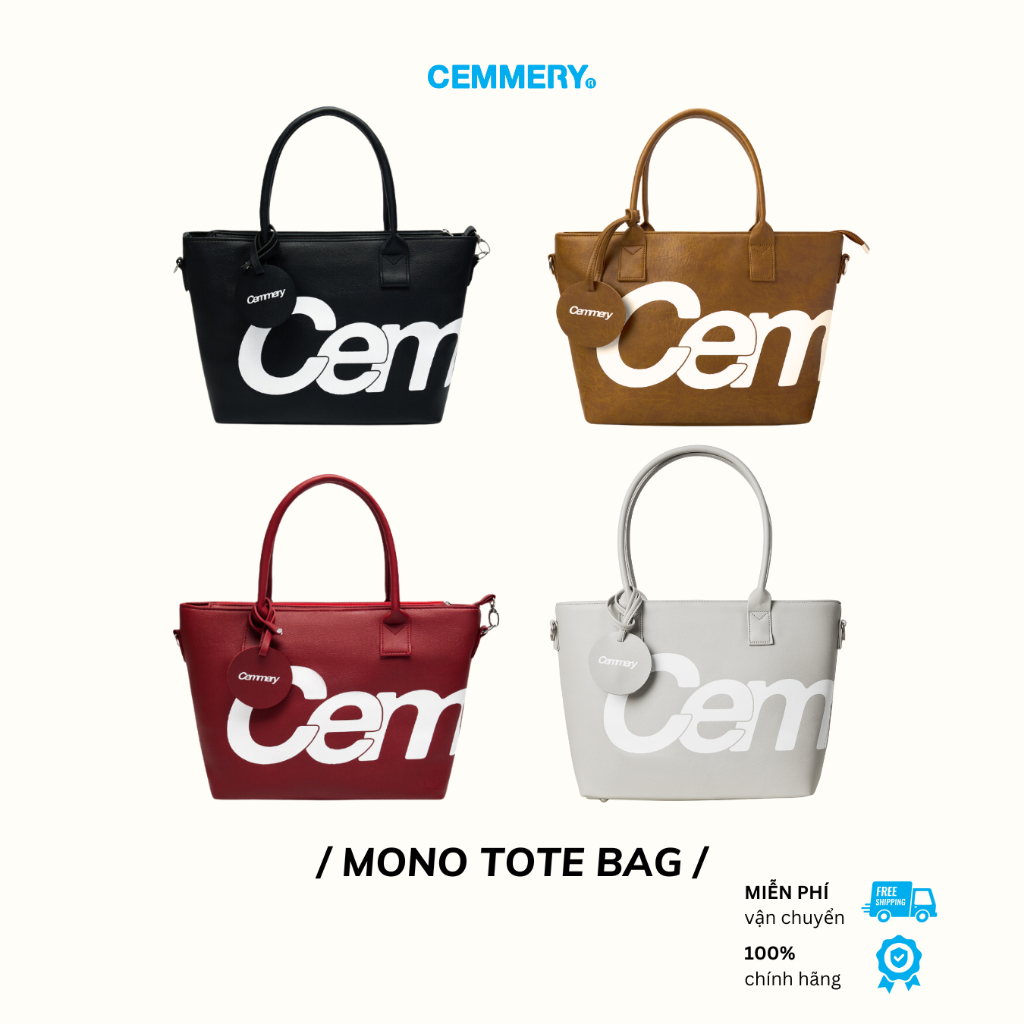 Túi Tote CEMMERY Local Brand Chính Hãng Mono Bag Size Vừa Da PVC Cao Cấp Đứng…