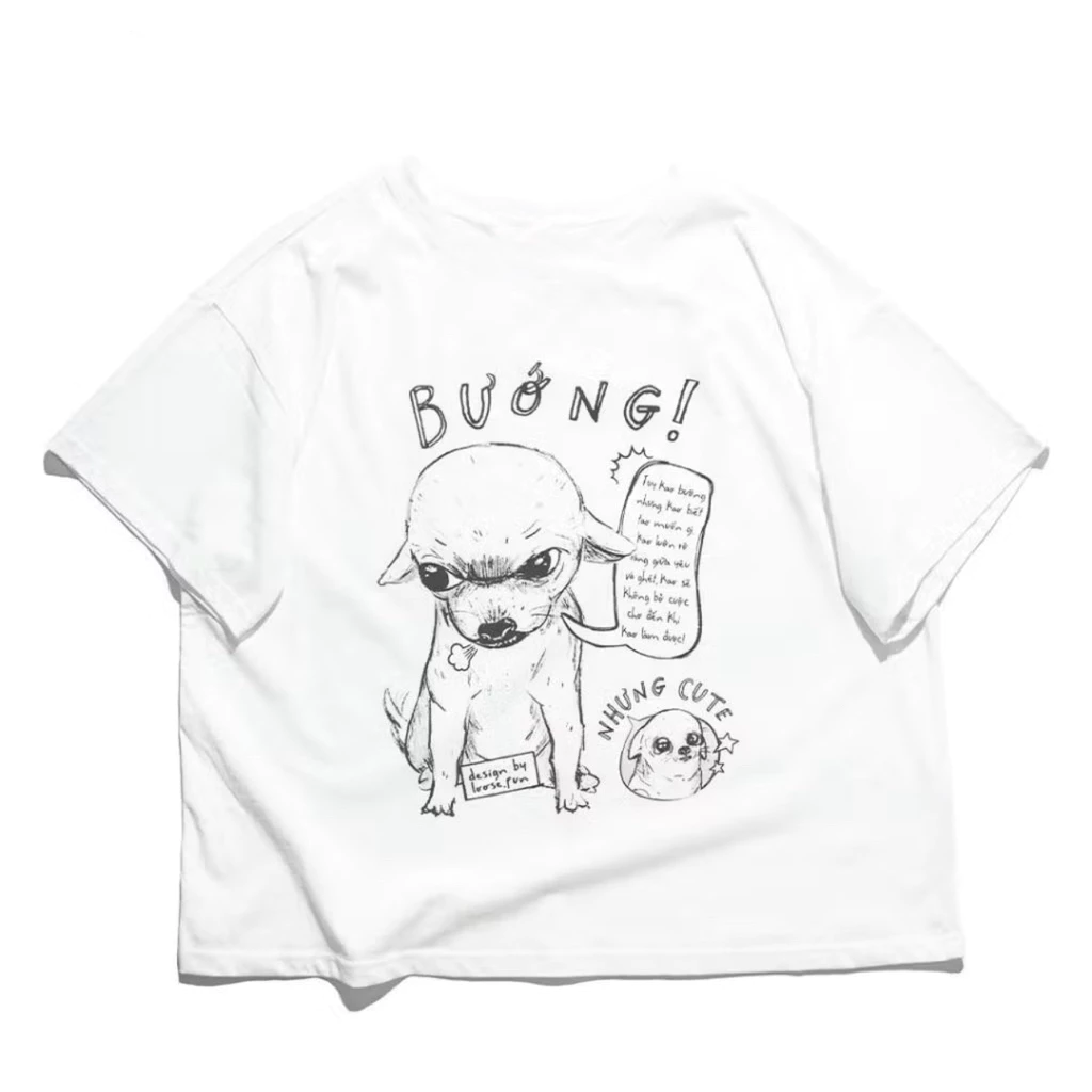 Áo Thun Bướng Form Rộng Unisex Chất Vải Dày Dặn Không Xù Lông Áo Phông Bacsic Dễ Phối Đồ