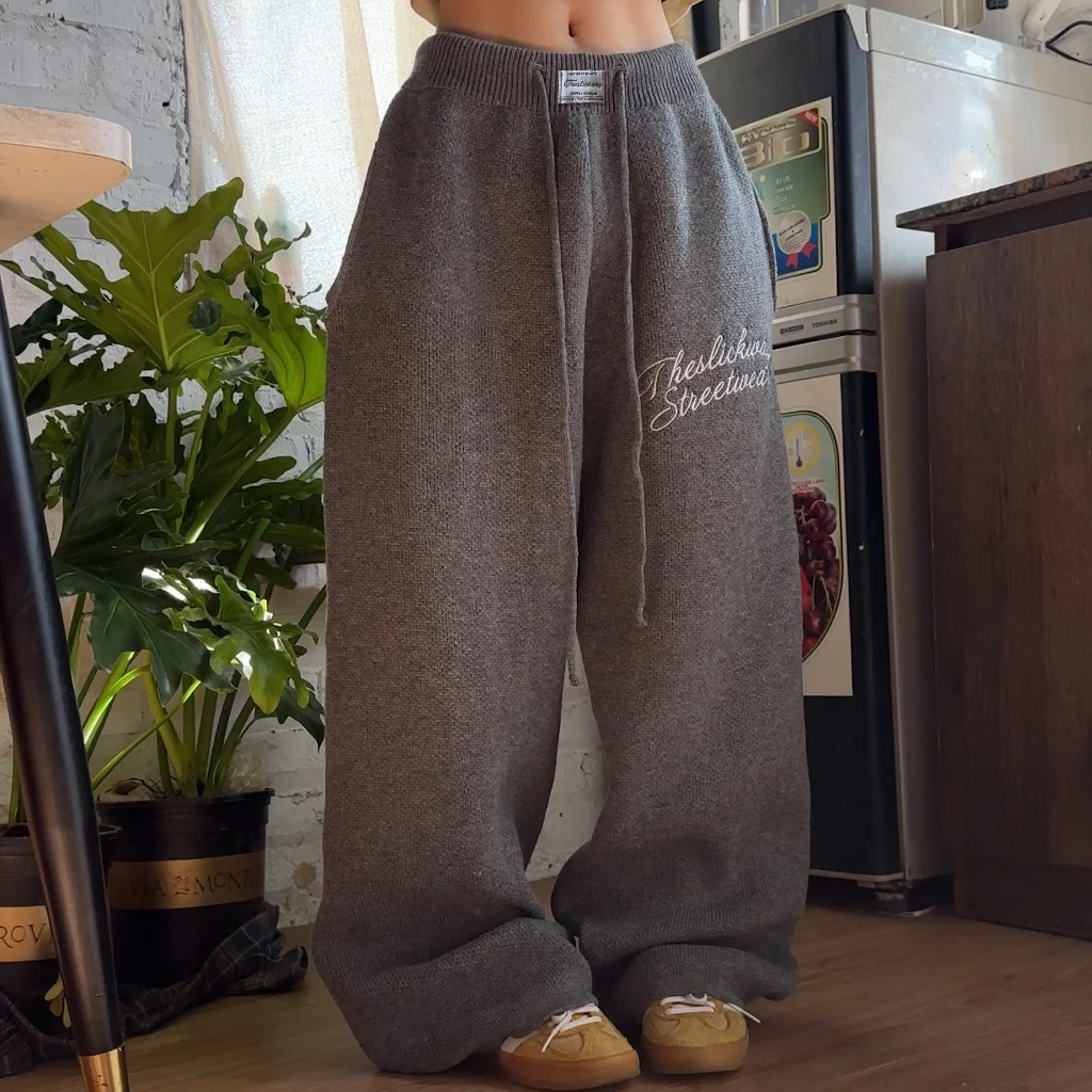 SLICK  "QUẦN LEN MERINO" DỆT KIM LÔNG CỪU CAO CẤP -  FORM SUÔNG RỘNG - THE SLICK WAY UNISEX