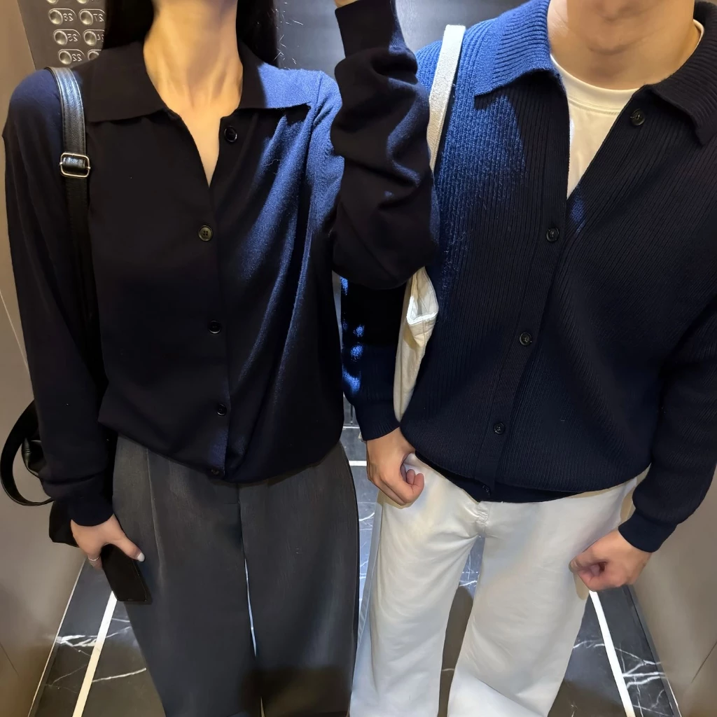 [Sẵn + HỏaTốc] Áo Cardigan Cổ Bẻ, Áo Len Khoác Ngoài, style Hàn Quốc, Lịch Lãm, Công Sở, Cuốn Hút
