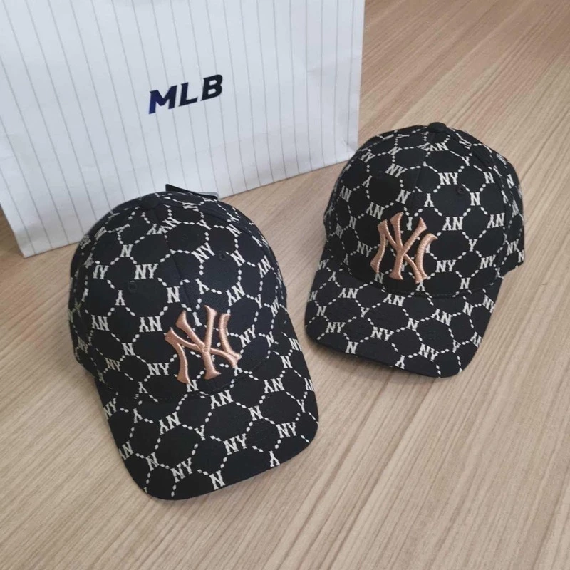 mũ nón MLB lưỡi trai diamond mono cured unisex nam nữ form cứng