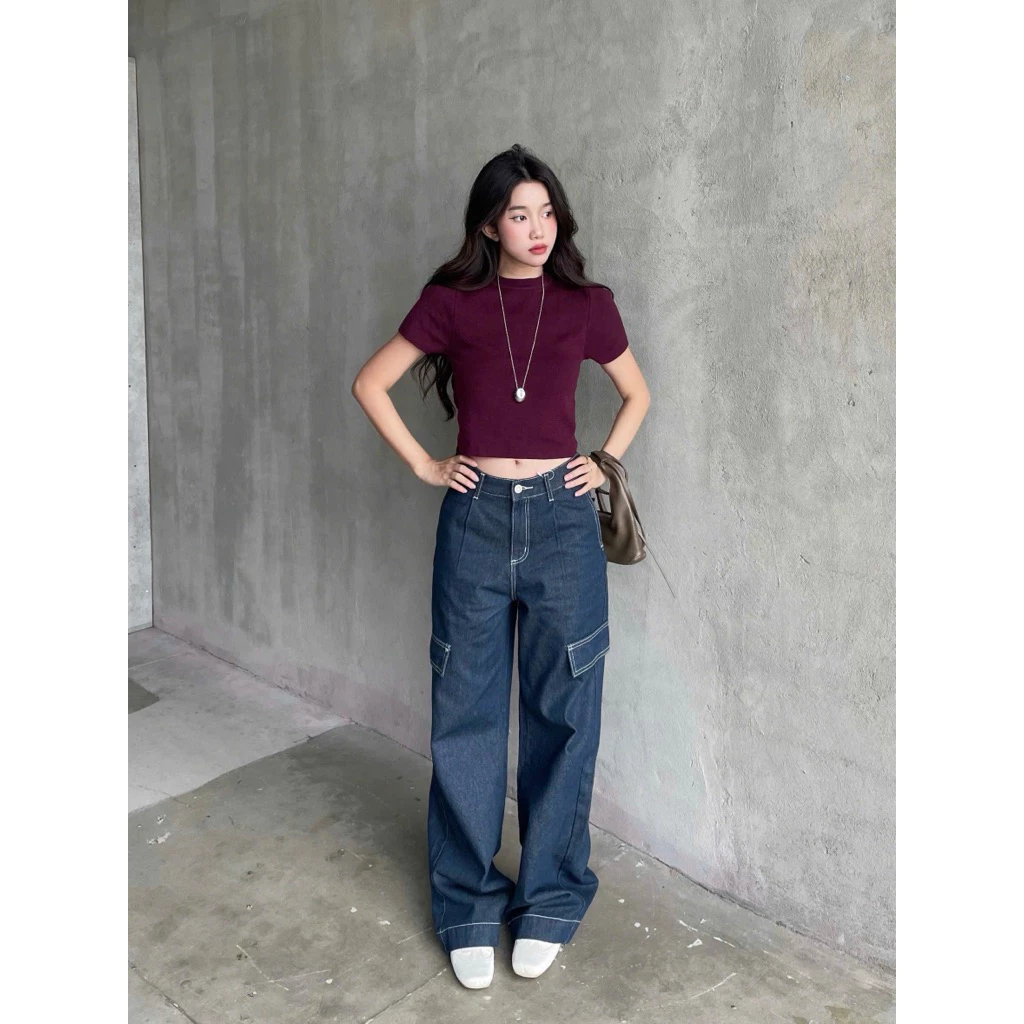 Quần jeans suông túi hộp JS02 URATV