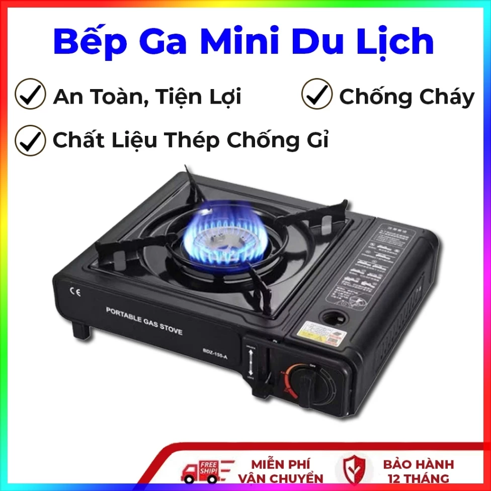 Bếp Ga Mini Du Lịch Chịu Nhiệt Độ Cao,Bếp Gas Sinh Viên Dã Ngoại Ngoài Trời