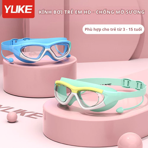 Kính bơi trẻ em dây nhỏ YUKE YJ5021, Độ nét cao, Chống sương, Chống nước - Nhập khẩu chính hãng