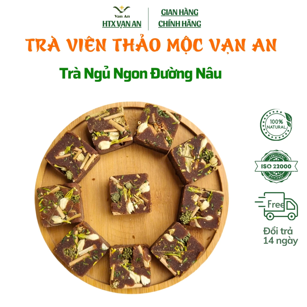 Trà Viên Ngủ Ngon Đường Phèn, Đường Nâu Vạn An Giúp Ngủ Ngon, Hỗ Trợ Trị Mất Ngủ