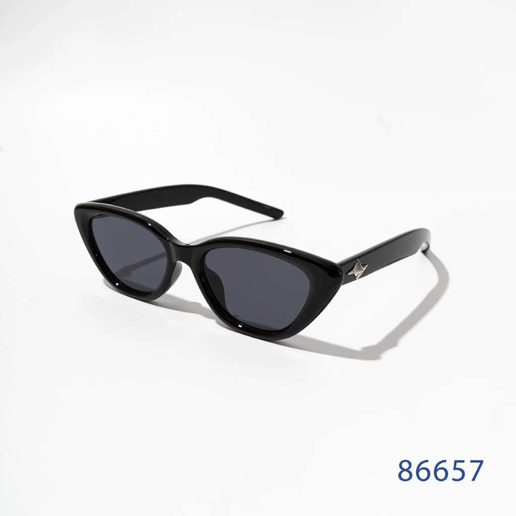 Kính mát nam nữ mắt chống UV400 thiết kế kiểu dáng thời trang Hàn Quốc 86657(SNET) - Kính Mắt Trang Nâu