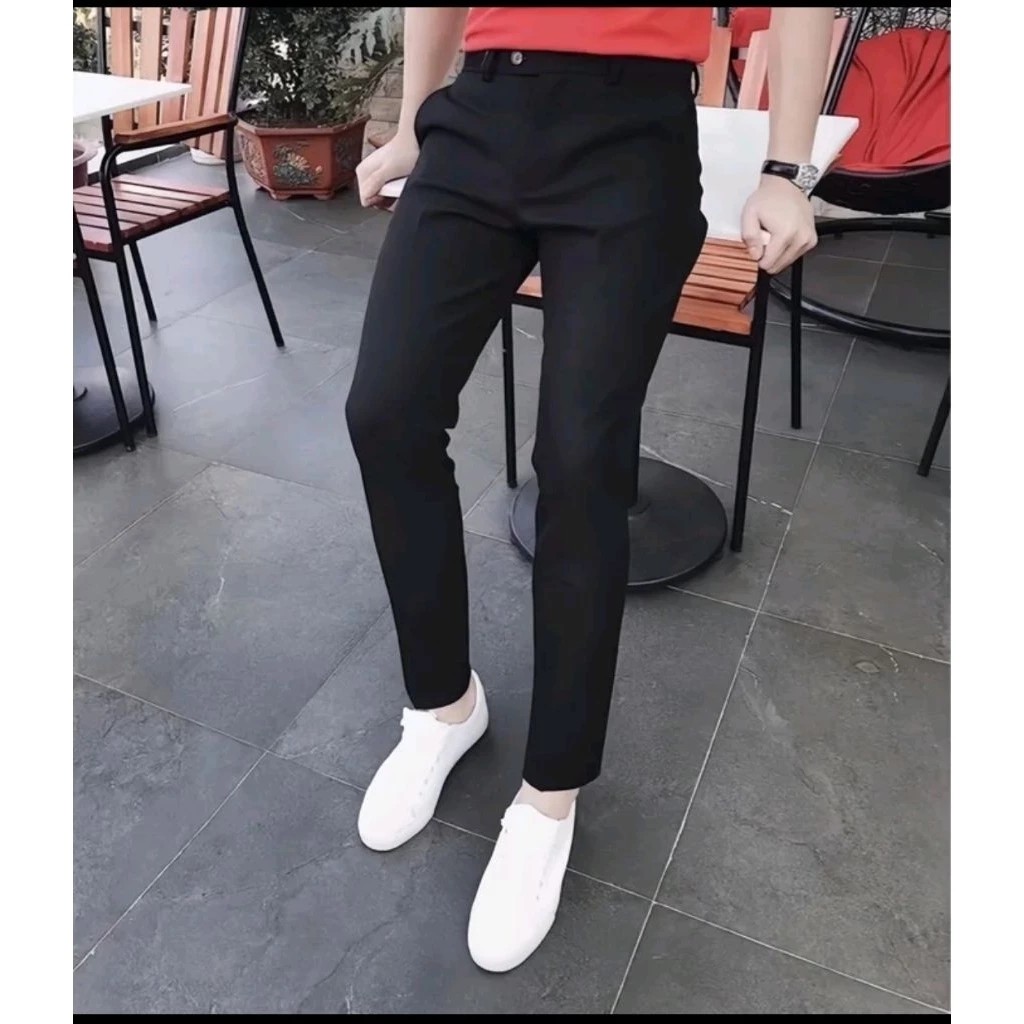 Quần âu nam style Hàn Quốc( Hàng Đẹp).Vải chống nhăn không bai xù
