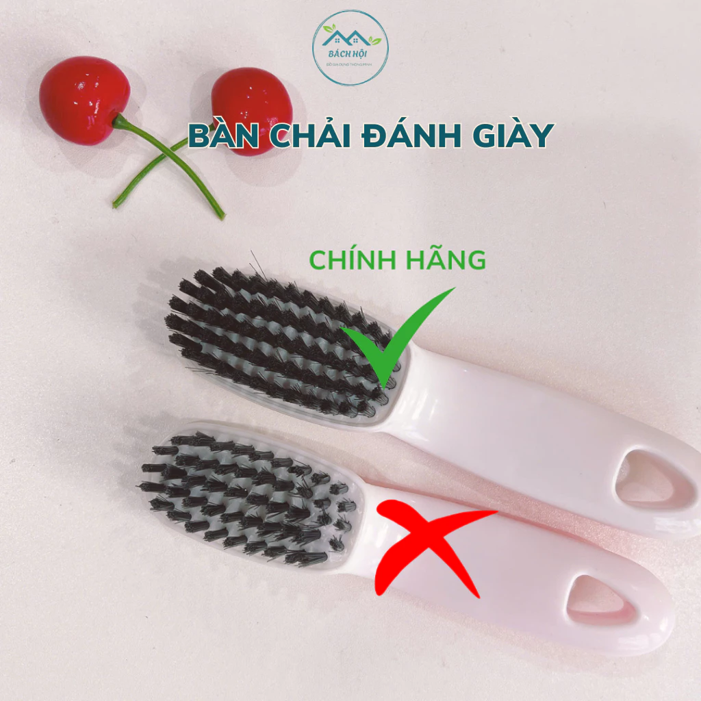 Bàn Chải Cọ Đa Năng Cầm Tay Lông Nhựa PP Mềm, Làm Sạch Giày Dép, Bếp, Bồn Rửa, Đồ Gia Đình Tiện Lợi
