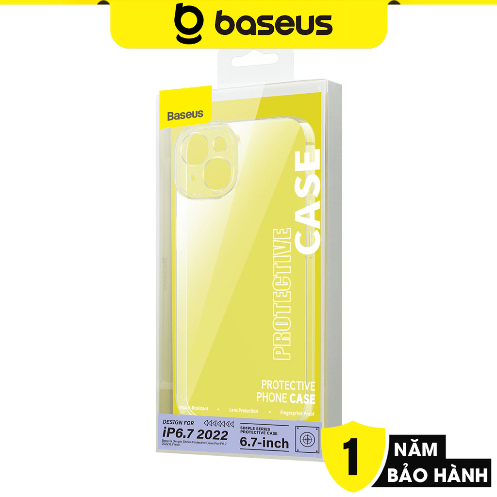 Ốp điện thoại Silicone Baseus Simple Series Protective Case for iP 14 Plus