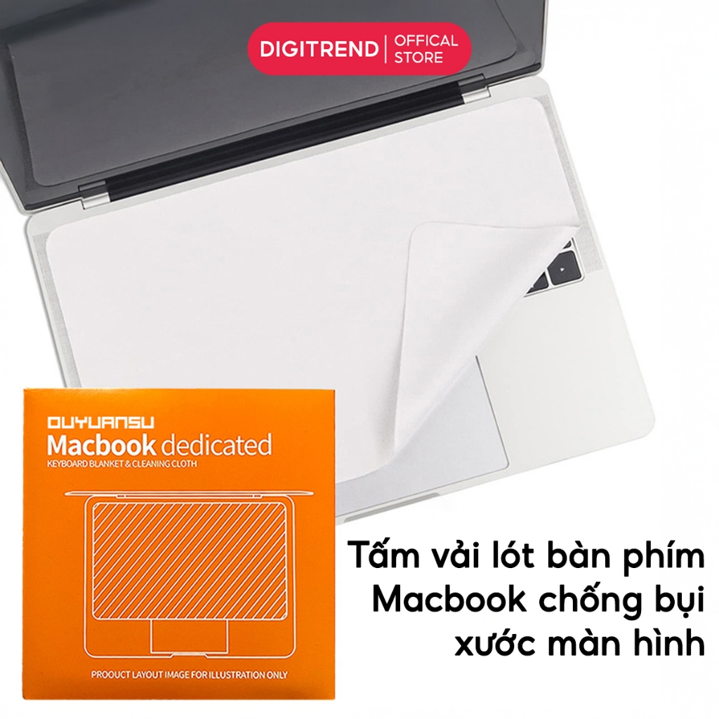 Tấm Vải Lót Bàn Phím Macbook Laptop Chống Bụi Bẩn Chống Trầy Xước Bảo Vệ Màn…