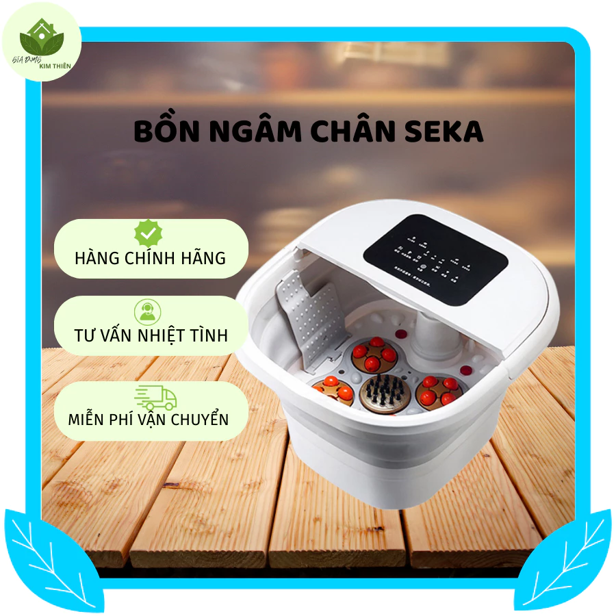 Bồn Ngâm Chân Seka SK195 Thư Giãn, Tự Làm Nóng Nước Màn Màn Ứng Có Điều Khiển - Gia Dụng Kim Thiên