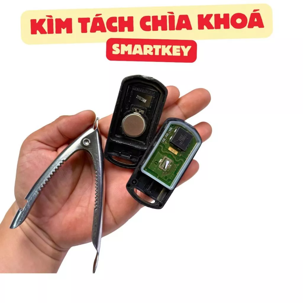 Kìm tách chìa khoá xe máy smartkey và pin CR2032 dung lượng lớn