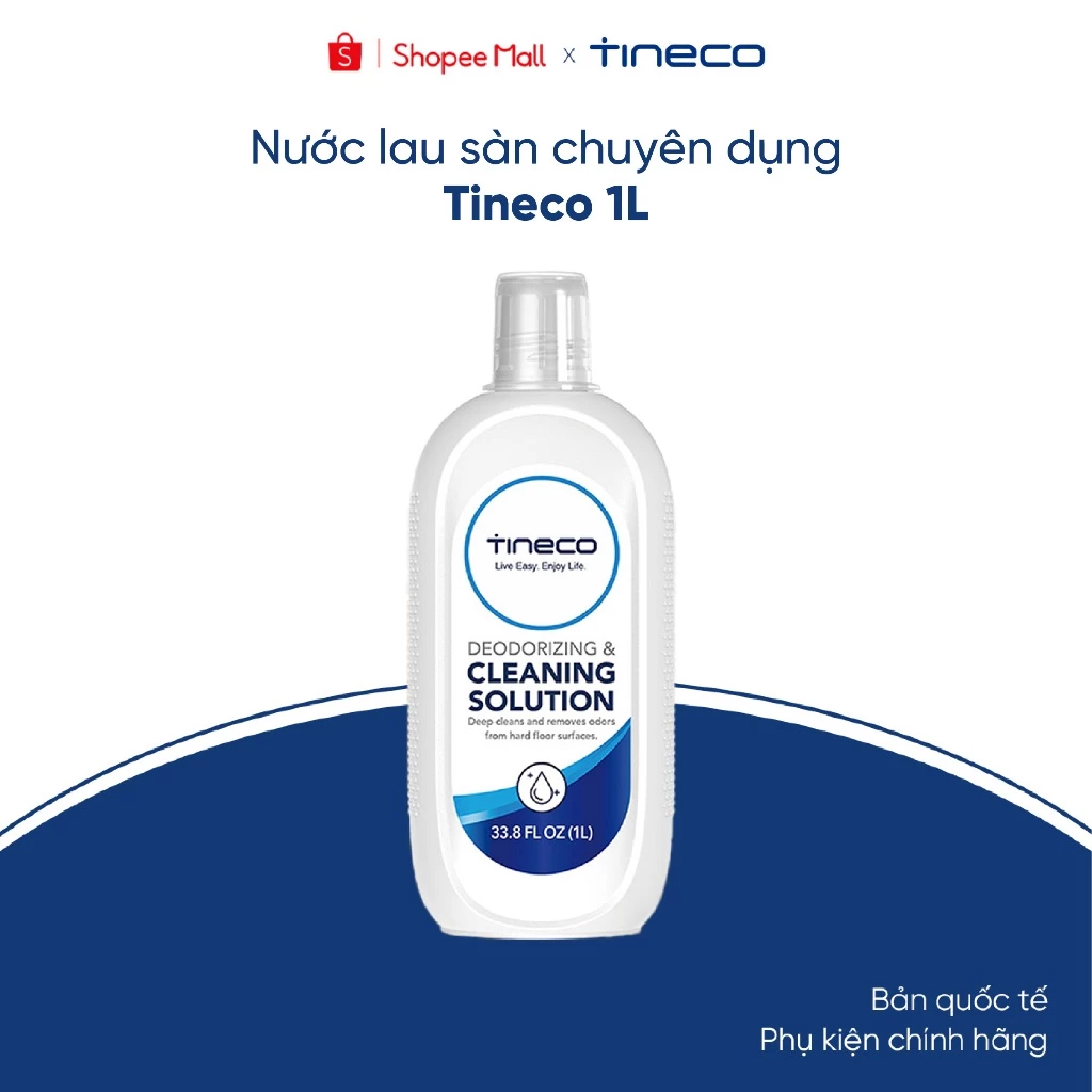 Nước lau sàn chuyên dụng TINECO - dung tích 1 lít - hàng chính hãng - hương thơm nhẹ - bóng sàn - nhanh khô